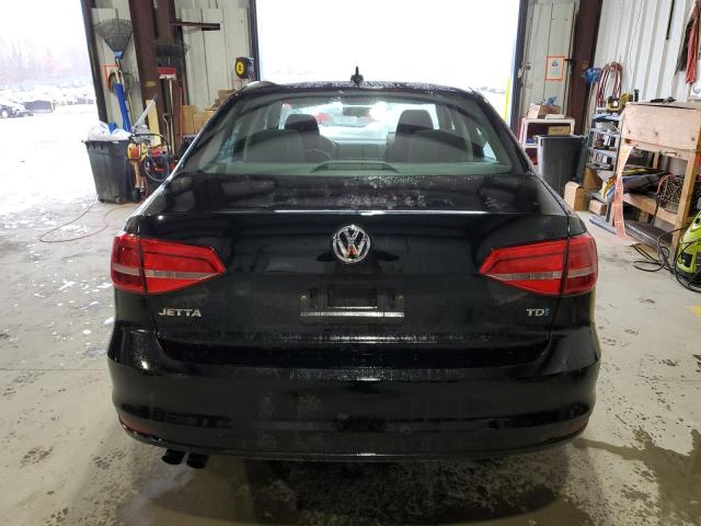 3VW3A7AJ7FM213590 - 2015 VOLKSWAGEN JETTA TDI BLACK photo 6