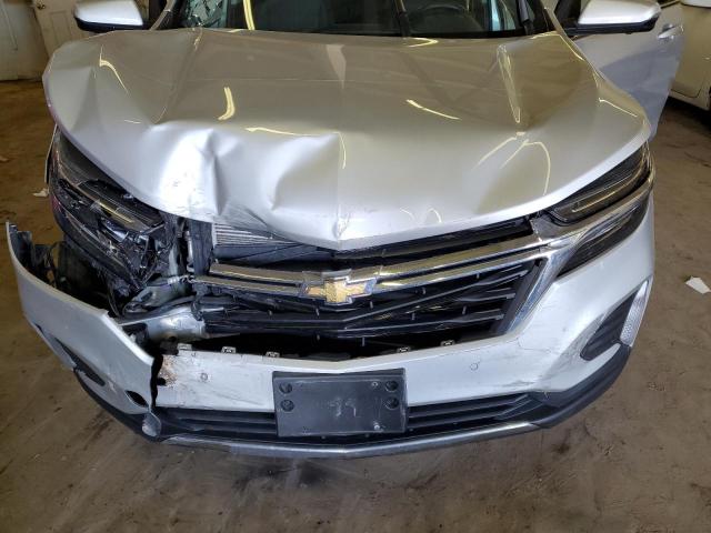 3GNAXUEV7NS102785 - 2022 CHEVROLET EQUINOX LT SILVER photo 11