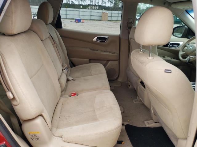 5N1AR2MN1EC608381 - 2014 NISSAN PATHFINDER S 红色 照片 10