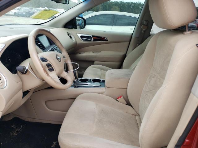5N1AR2MN1EC608381 - 2014 NISSAN PATHFINDER S 红色 照片 7