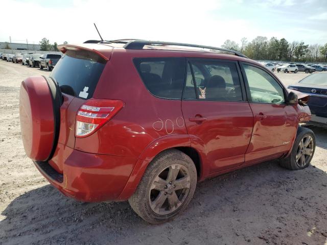 JTMWK4DV3A5027005 - 2010 TOYOTA RAV4 SPORT RED photo 3