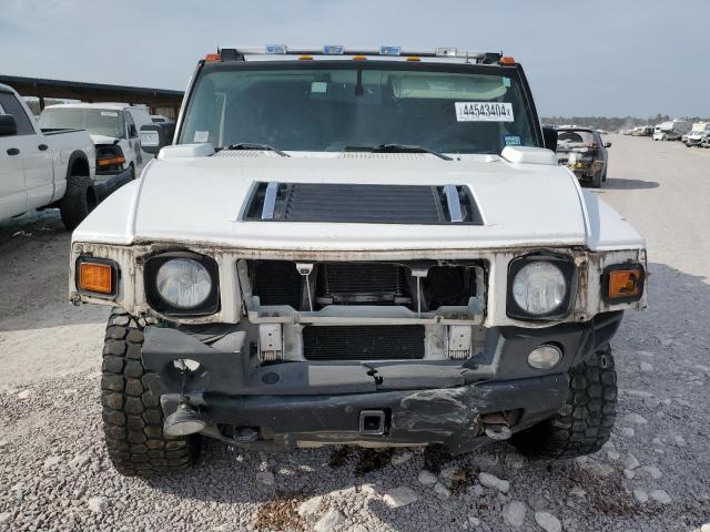 5GRGN23U37H105216 - 2007 HUMMER H2 WHITE photo 5