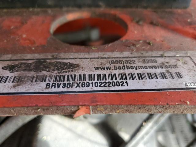 BRV36FX6910222002 - 2022 BADB MOWER ORANGE photo 10