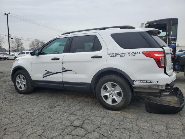 1FM5K7B80DGA51177 - 2013 FORD EXPLORER WHITE photo 2