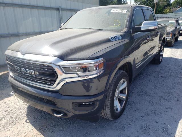 1C6SRFHT6MN591791 - 2021 RAM 1500 LIMITED GRAY photo 2