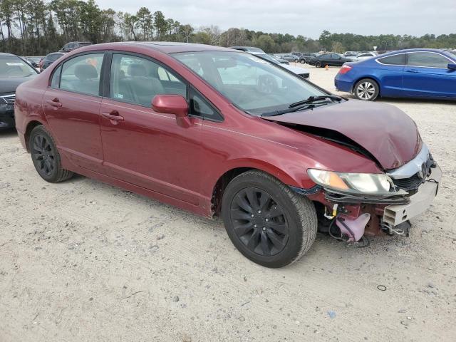 19XFA1F82BE001090 - 2011 HONDA CIVIC EX RED photo 4