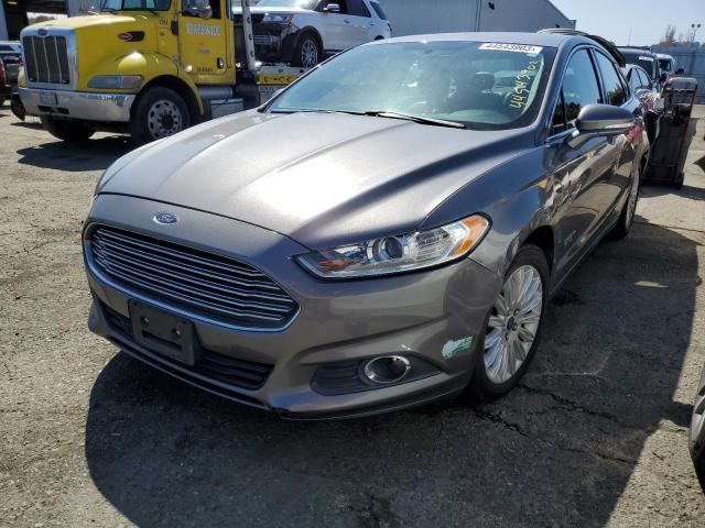 3FA6P0PU7ER270192 - 2014 FORD FUSION SE PHEV CHARCOAL photo 1