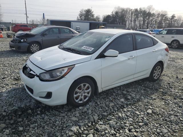 KMHCT4AE2DU459191 - 2013 HYUNDAI ACCENT GLS WHITE photo 1