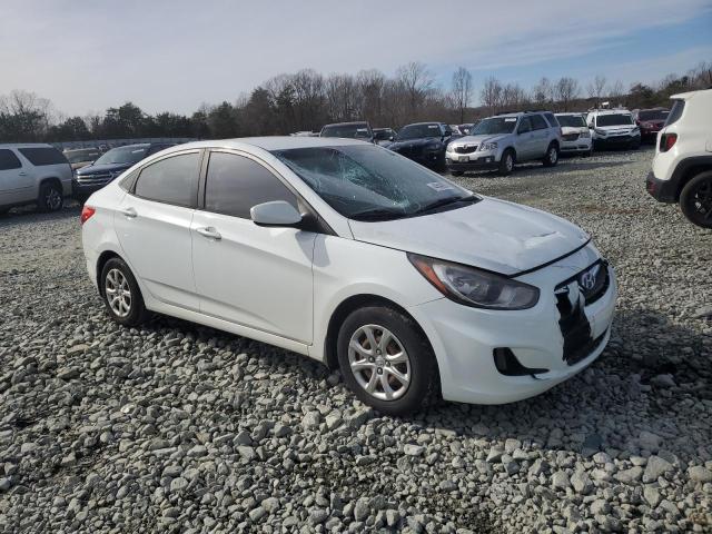 KMHCT4AE2DU459191 - 2013 HYUNDAI ACCENT GLS WHITE photo 4