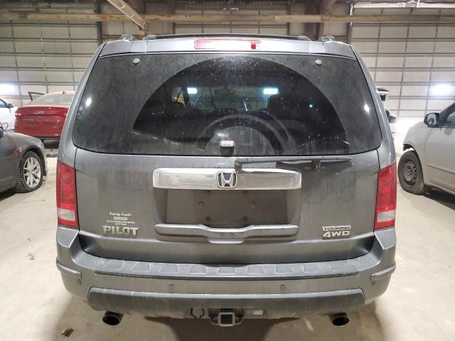 5FNYF4H92BB013736 - 2011 HONDA PILOT TOURING GRAY photo 6