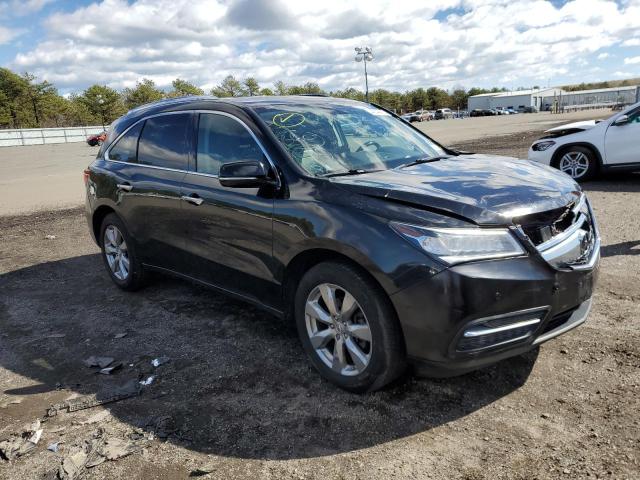 5FRYD4H86FB028970 - 2015 ACURA MDX ADVANCE BLACK photo 4