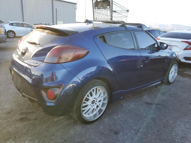 KMHTC6AE2GU259945 - 2016 HYUNDAI VELOSTER TURBO BLUE photo 3