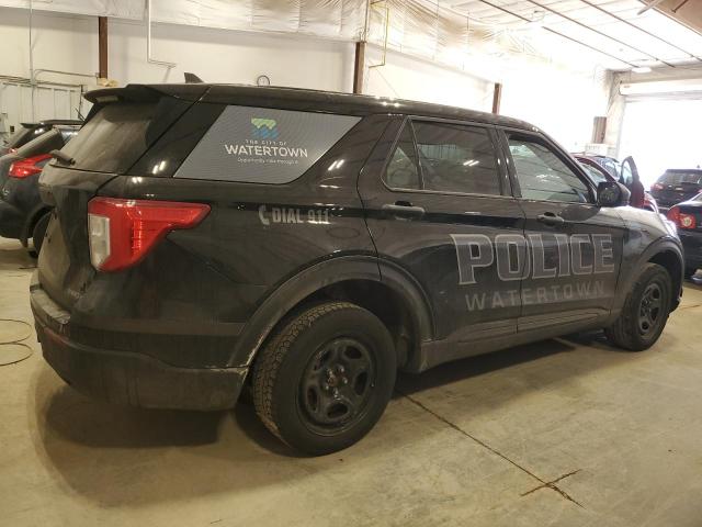 1FM5K8AW9MNA19331 - 2021 FORD EXPLORER POLICE INTERCEPTOR 黑色 照片 3