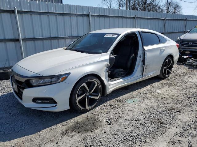 1HGCV1F37KA111066 - 2019 HONDA ACCORD SPORT WHITE photo 1