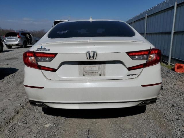 1HGCV1F37KA111066 - 2019 HONDA ACCORD SPORT WHITE photo 6