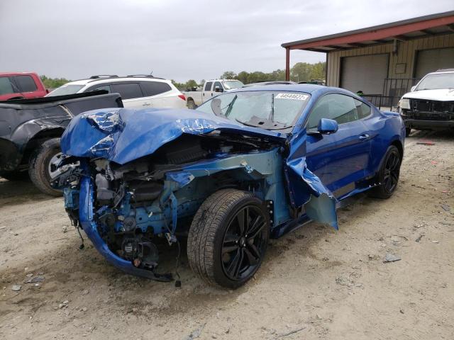 1FA6P8TH9H5329225 - 2017 FORD MUSTANG BLUE photo 2