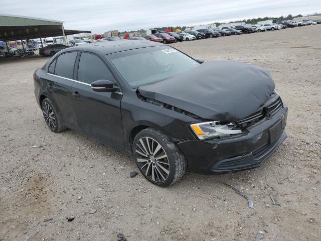 3VWD07AJ4EM434487 - 2014 VOLKSWAGEN JETTA SE BLACK photo 4