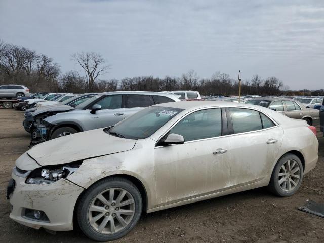 1G11H5SL2EF224854 - 2014 CHEVROLET MALIBU LTZ WHITE photo 1