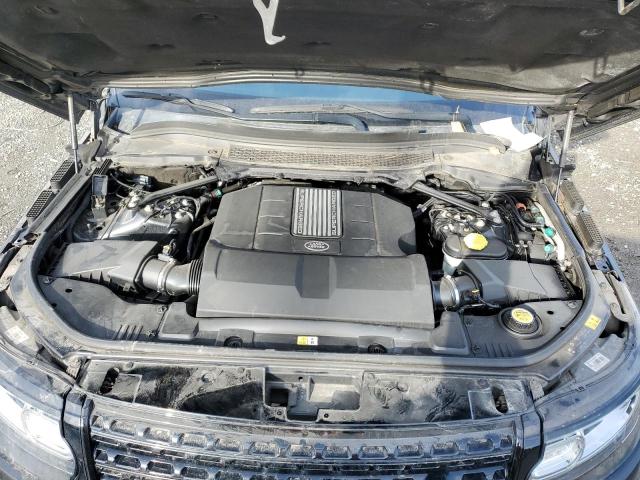 SALGV2TF7FA240203 - 2015 LAND ROVER RANGE ROVE AUTOBIOGRAPHY BLACK photo 12