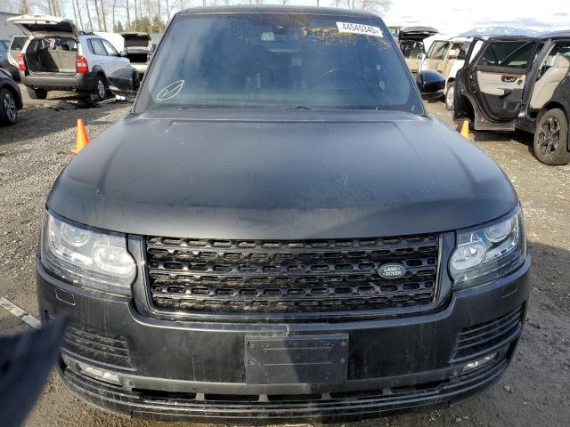 SALGV2TF7FA240203 - 2015 LAND ROVER RANGE ROVE AUTOBIOGRAPHY BLACK photo 5