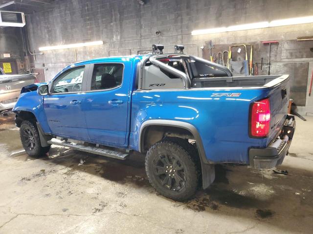 1GCGTEEN8N1244309 - 2022 CHEVROLET COLORADO ZR2 BLUE photo 2