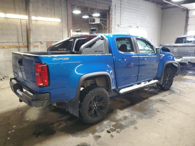 1GCGTEEN8N1244309 - 2022 CHEVROLET COLORADO ZR2 BLUE photo 3