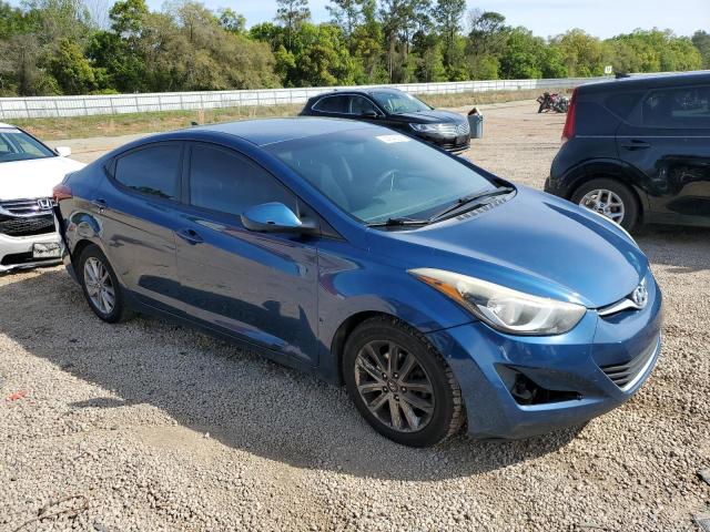 KMHDH4AE3GU480691 - 2016 HYUNDAI ELANTRA GT SE BLUE photo 4