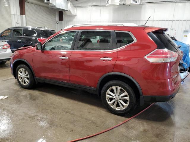 KNMAT2MV8GP656834 - 2016 NISSAN ROGUE S RED photo 2