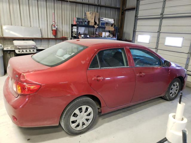 2T1BU4EE0AC317633 - 2010 TOYOTA COROLLA BASE RED photo 3