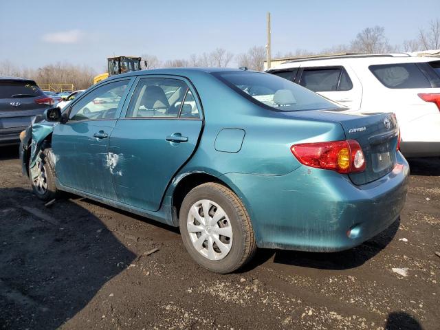 2T1BU4EE1AC251125 - 2010 TOYOTA COROLLA BASE GREEN photo 2