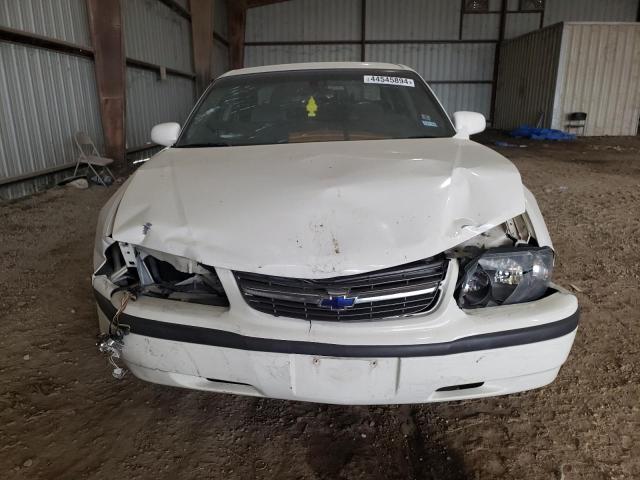 2G1WF52E949356398 - 2004 CHEVROLET IMPALA WHITE photo 5