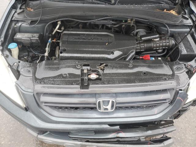 2HKYF18484H528490 - 2004 HONDA PILOT EX GREEN photo 11