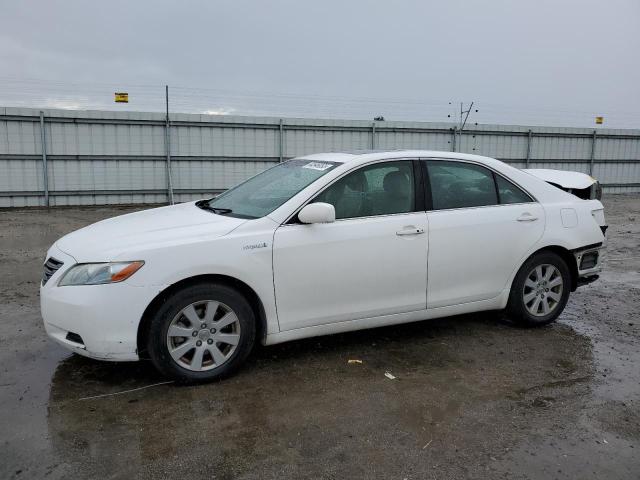 JTNBB46K483047637 - 2008 TOYOTA CAMRY HYBRID WHITE photo 1