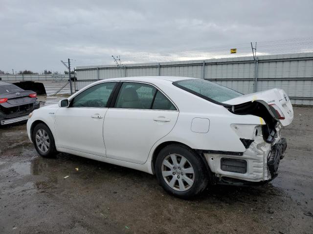 JTNBB46K483047637 - 2008 TOYOTA CAMRY HYBRID WHITE photo 2