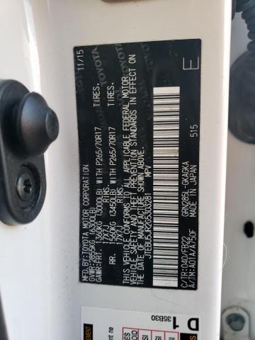 JTEBU5JR2G5303281 - 2016 TOYOTA 4RUNNER SR5/SR5 PREMIUM 白色 照片 13