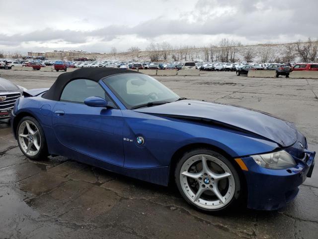 4USBU53537LW92761 - 2007 BMW Z4 3.0SI BLUE photo 4