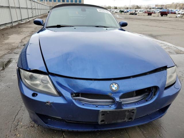 4USBU53537LW92761 - 2007 BMW Z4 3.0SI BLUE photo 5