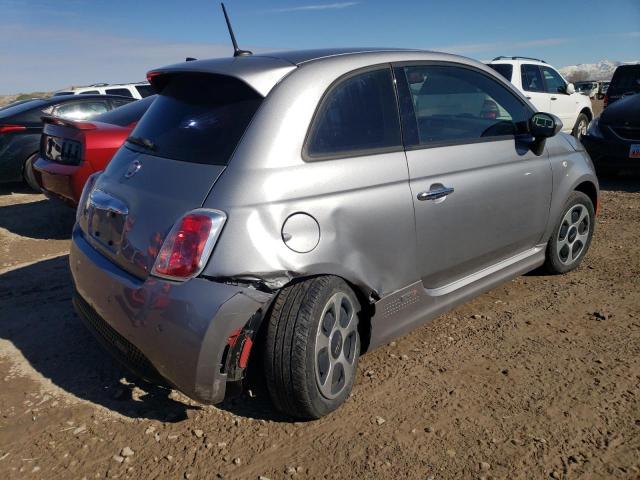 3C3CFFGE3FT726130 - 2015 FIAT 500 ELECTRIC SILVER photo 3