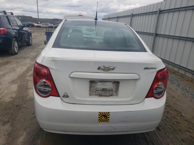 1G1JA5SH6E4163777 - 2014 CHEVROLET SONIC LS WHITE photo 6