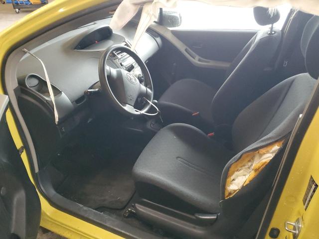 JTDJT903695231205 - 2009 TOYOTA YARIS YELLOW photo 7