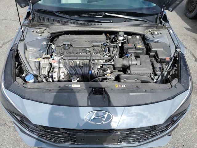 KMHLP4AG8NU303888 - 2022 HYUNDAI ELANTRA LIMITED GRAY photo 11