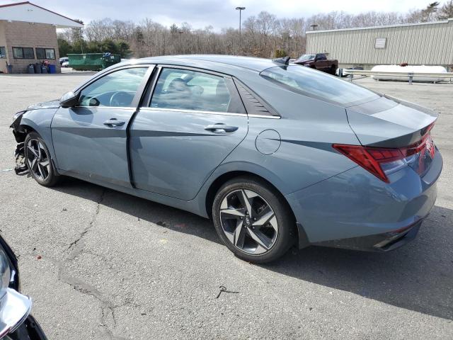 KMHLP4AG8NU303888 - 2022 HYUNDAI ELANTRA LIMITED GRAY photo 2