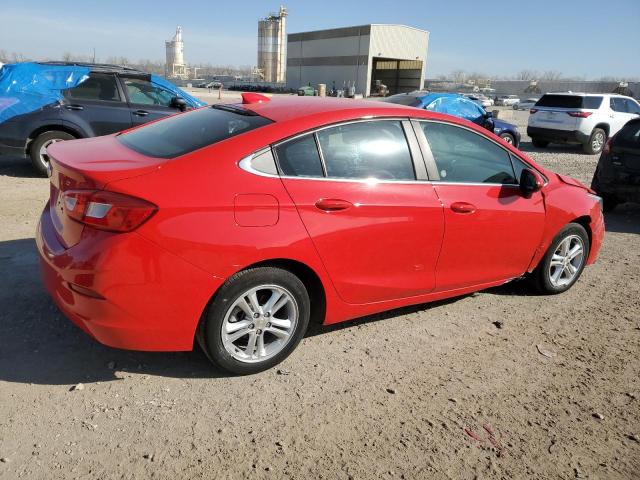 1G1BE5SM9J7198893 - 2018 CHEVROLET CRUZE LT RED photo 3