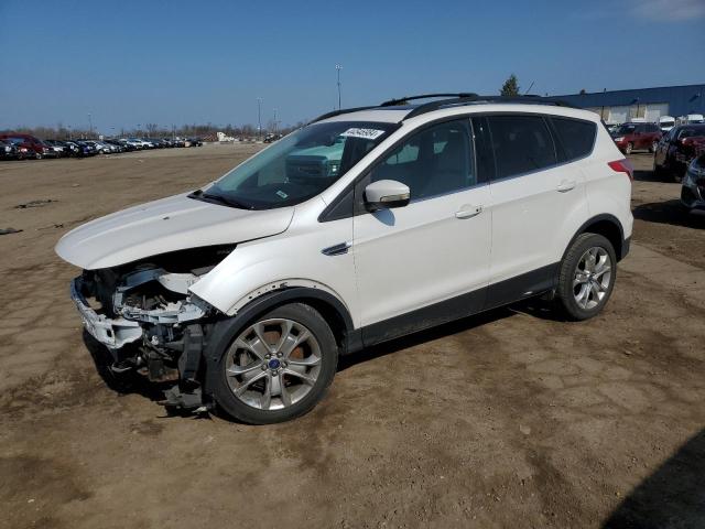 1FMCU0HXXDUB22829 - 2013 FORD ESCAPE SEL WHITE photo 1