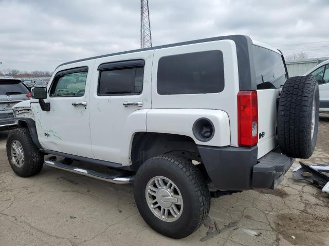 5GTEN13E098157359 - 2009 HUMMER H3 WHITE photo 2