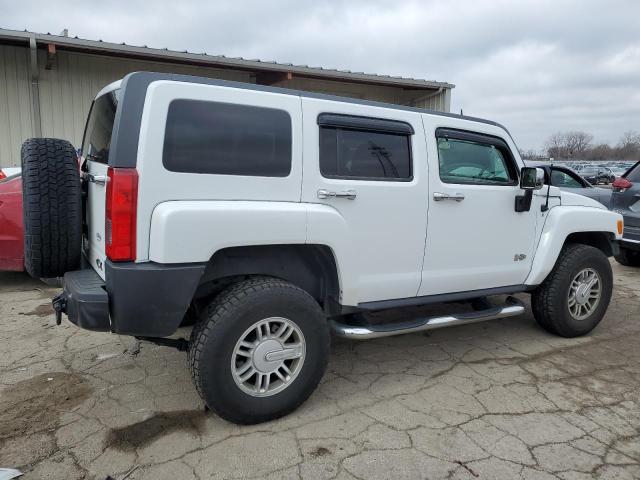 5GTEN13E098157359 - 2009 HUMMER H3 WHITE photo 3