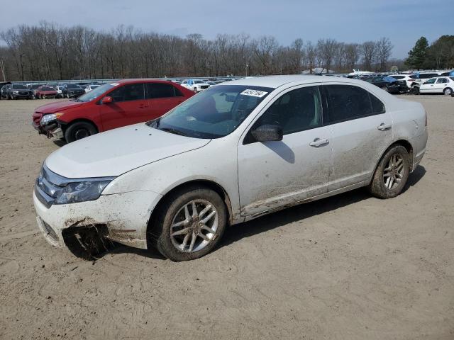 3FAHP0GA9AR168093 - 2010 FORD FUSION S WHITE photo 1