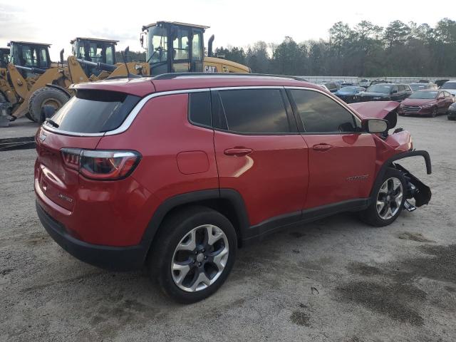 3C4NJDCBXKT753550 - 2019 JEEP COMPASS LIMITED RED photo 3