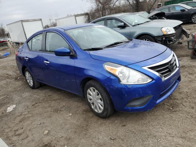 3N1CN7AP6HL822242 - 2017 NISSAN VERSA S BLUE photo 4