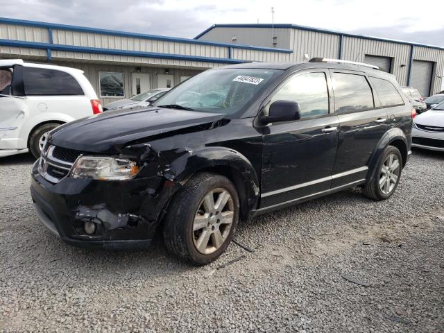 3C4PDCDG9CT149221 - 2012 DODGE JOURNEY CREW BLACK photo 1